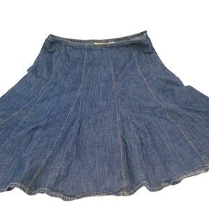 Liz Claiborne Lizwear Womens Trumpet Denim Jean Skirt Size 12
